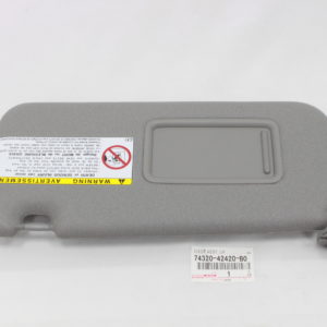Toyota Rav4 2004-2005 Sun Visor Left Drive Side GRAY 74320-42420-B0