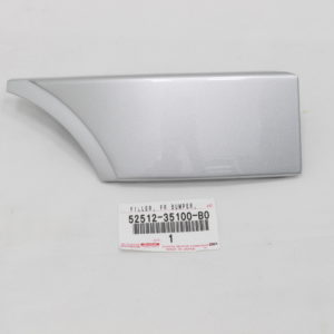 Toyota FJ Cruiser 2007-2014 Front Bumper Filler Right Side RH SILVER 52512-35100-B0