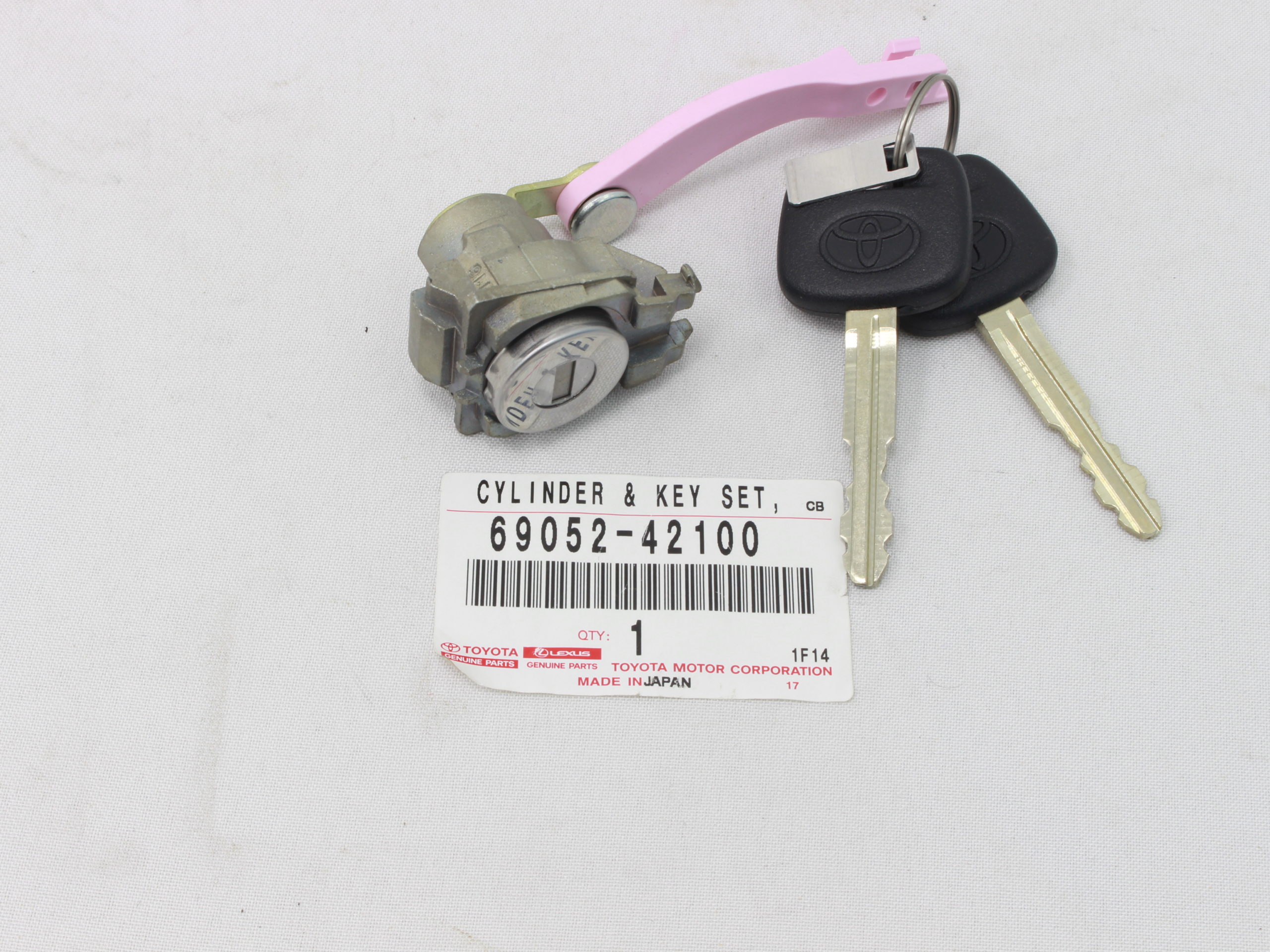 Toyota Rav4 2001-2005 Door Lock Cylinder & Key SET Left LH 69052