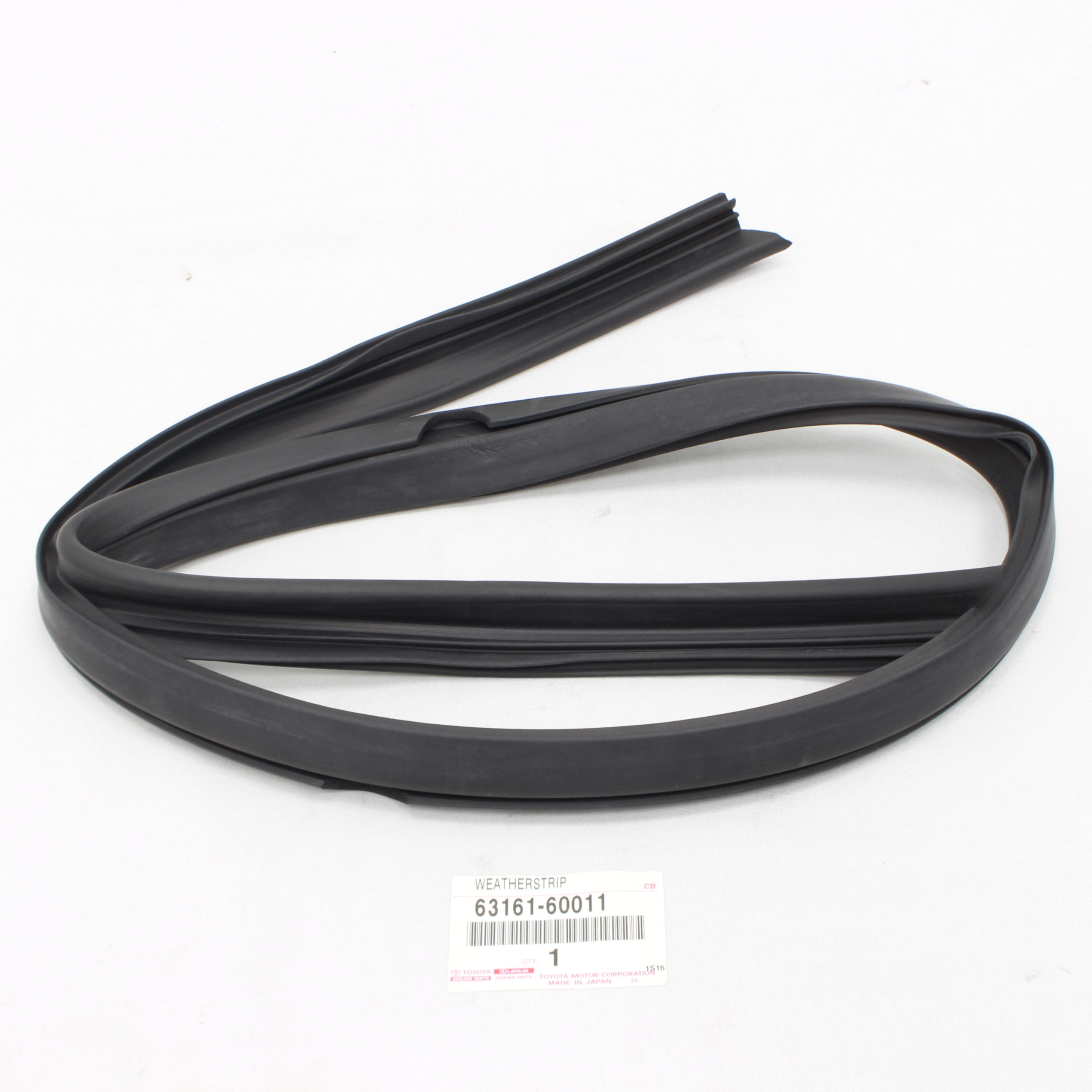 Toyota Land Cruiser FJ40 BJ40 Front Upper Windshield Roof Weatherstrip Seal 63161-60011