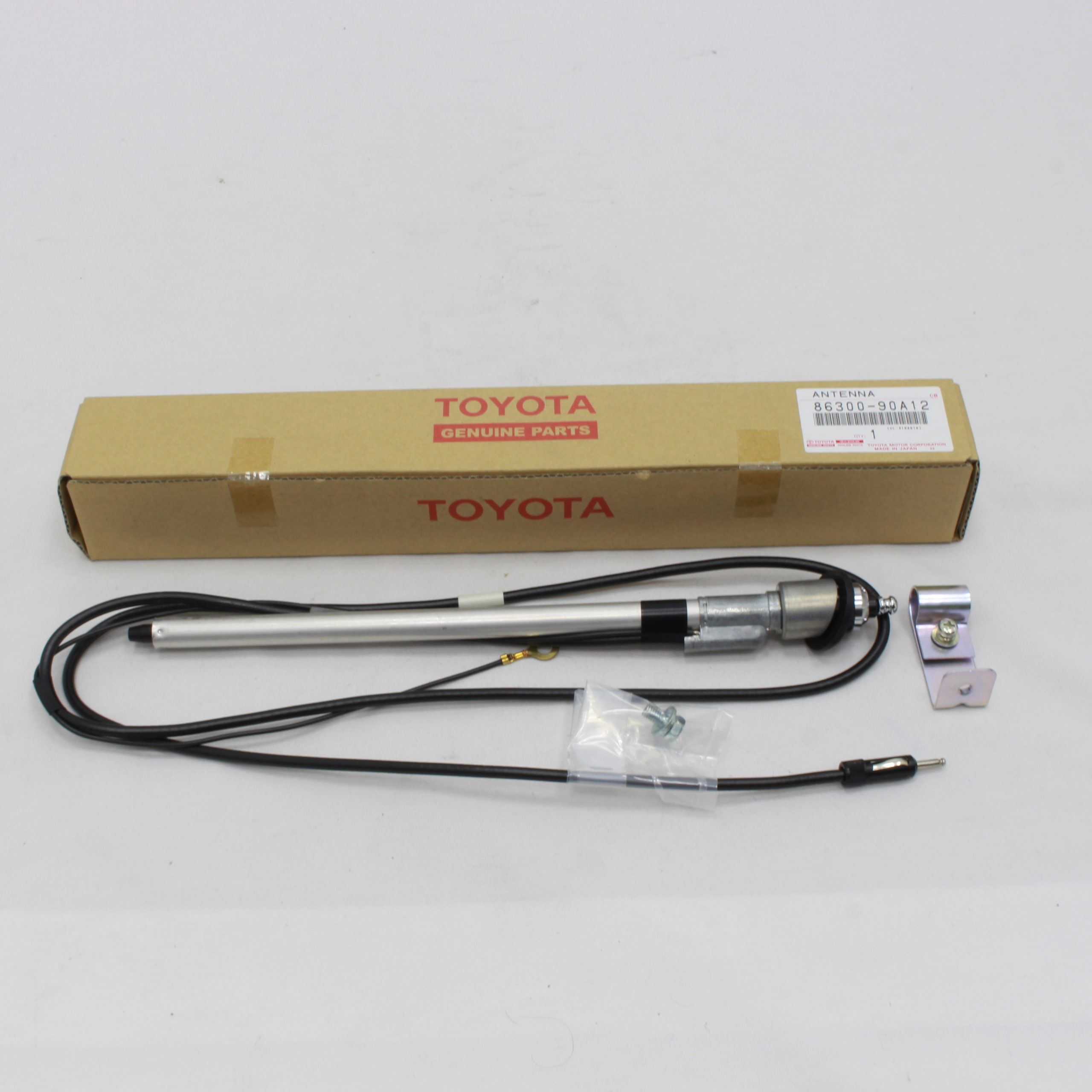 Toyota Land Cruiser BJ60 FJ60 FJ62 HJ60 Manual Antenna w/ Holder 1984-1990 86300-90A12