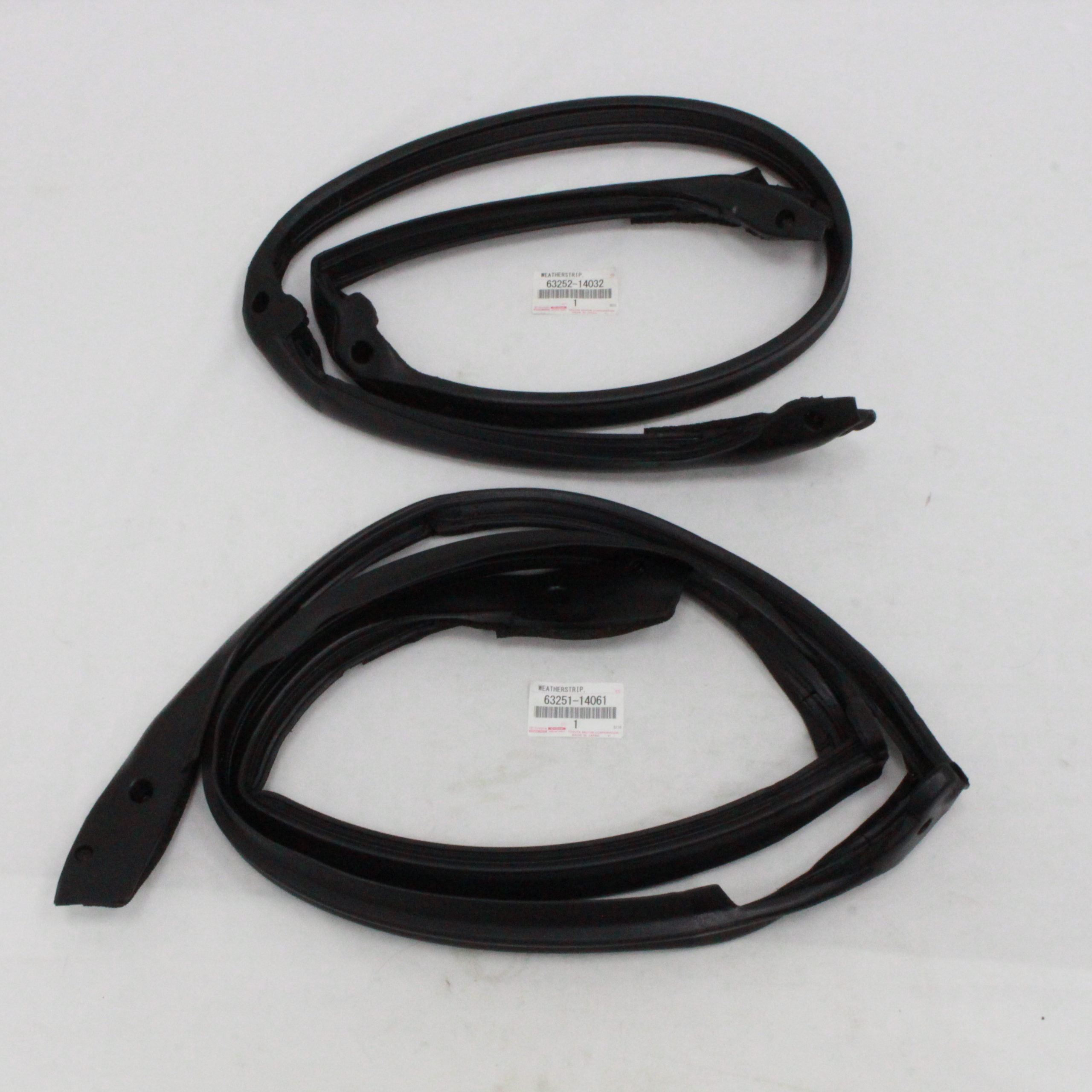 Toyota Supra 88-92 JZA70 Front & Rear Removable Roof Weatherstrip Targa Seal