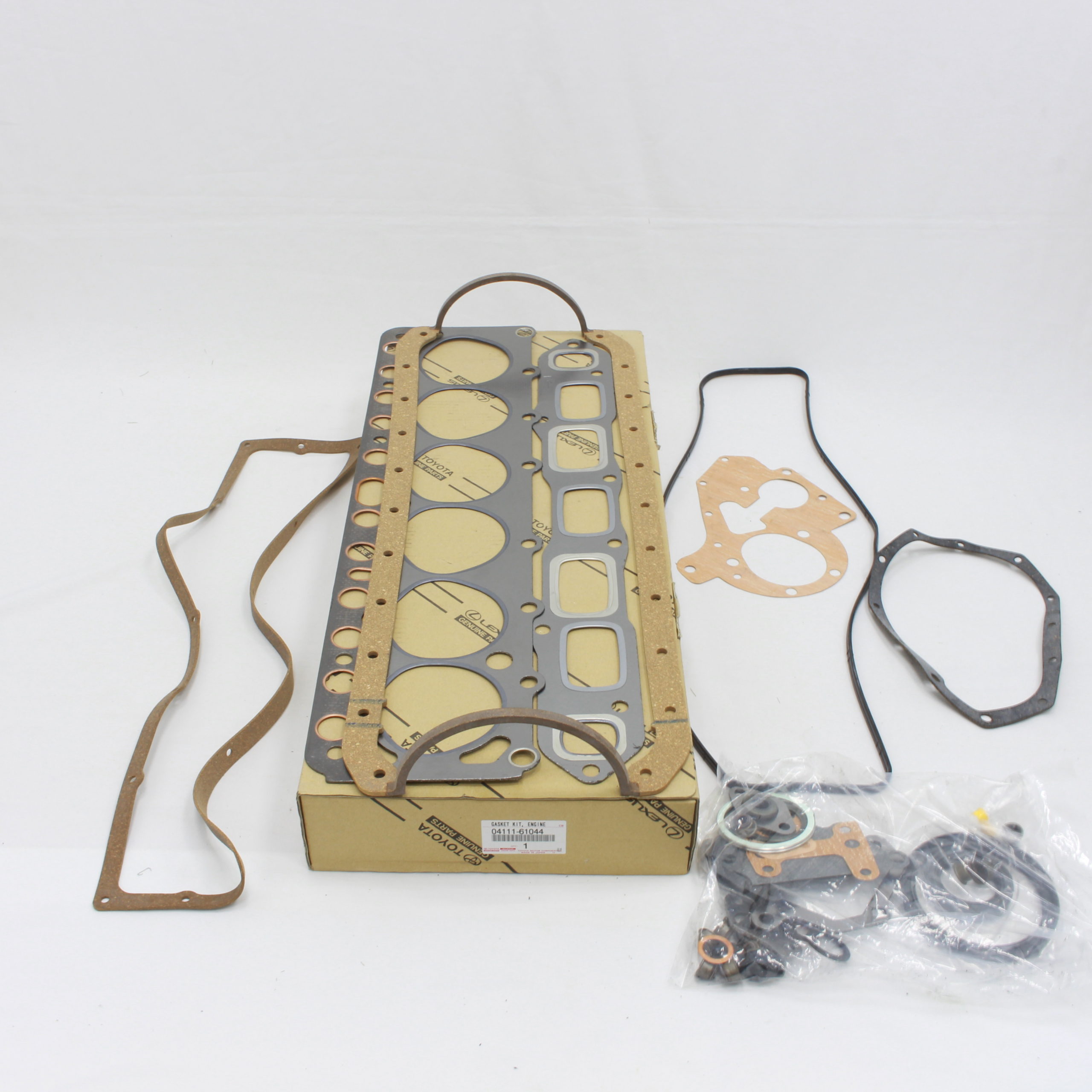 Toyota Land Cruiser FJ40 FJ43 FJ60 FJ61 2F Engine Gasket Kit 1981-87 04111-61044