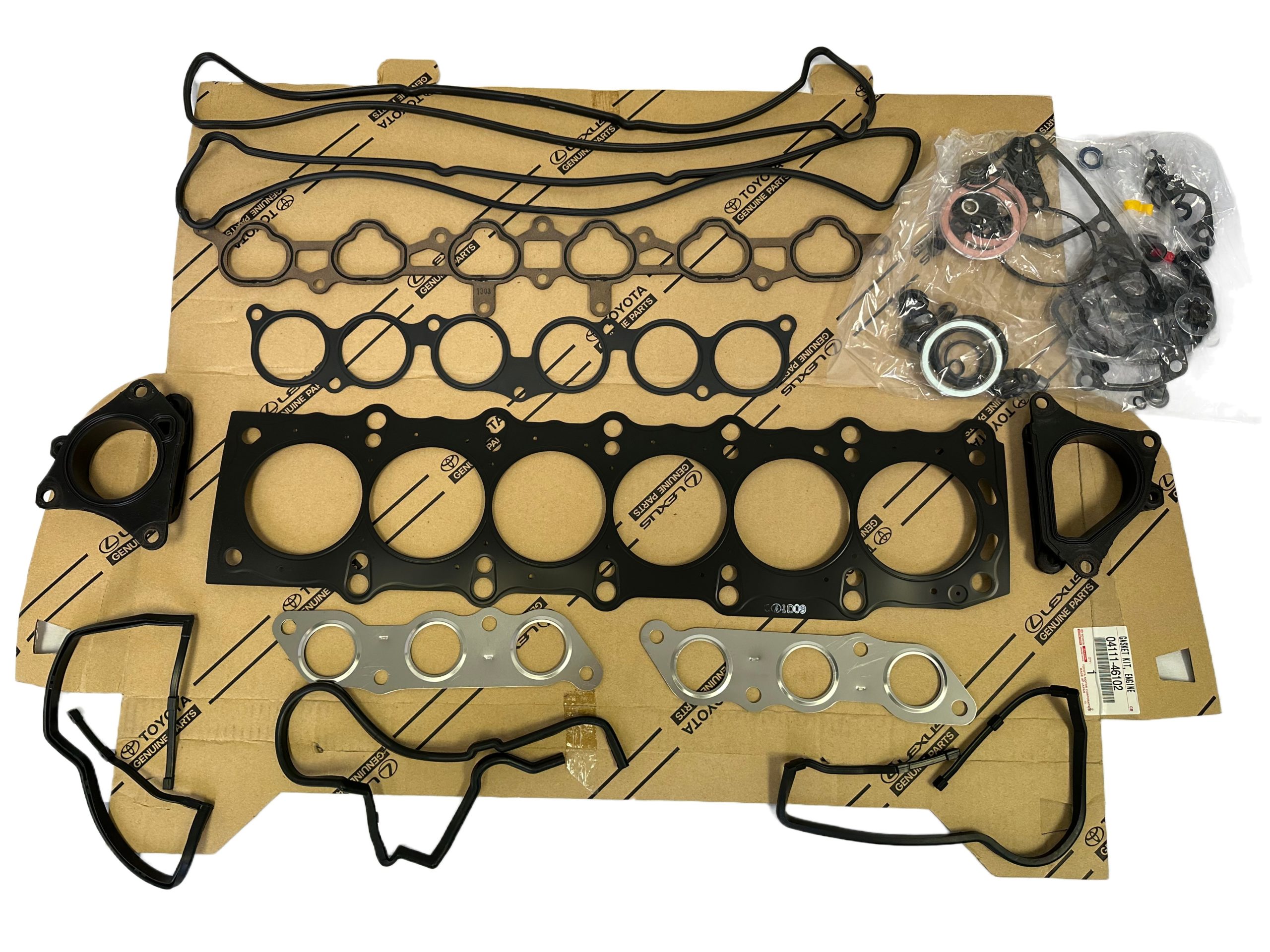 Toyota Supra Chaser Aristo IS300 SC300 GS300 2JZGE Engine Gasket Kit 04111-46102