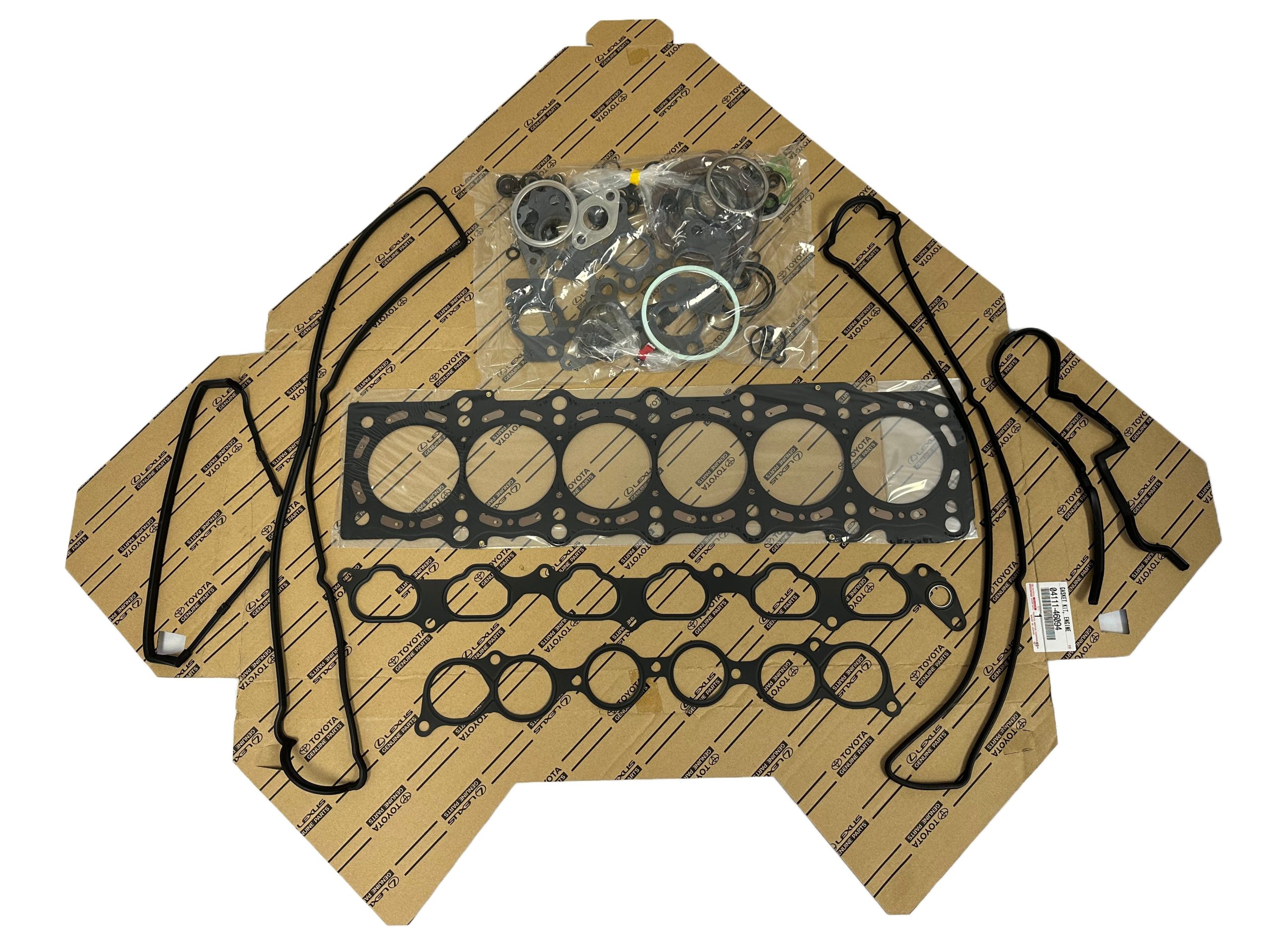 Toyota Supra JZA80 1993-98 2JZGTE 2JZ Twin Turbo Engine Gasket Kit 04111-46094