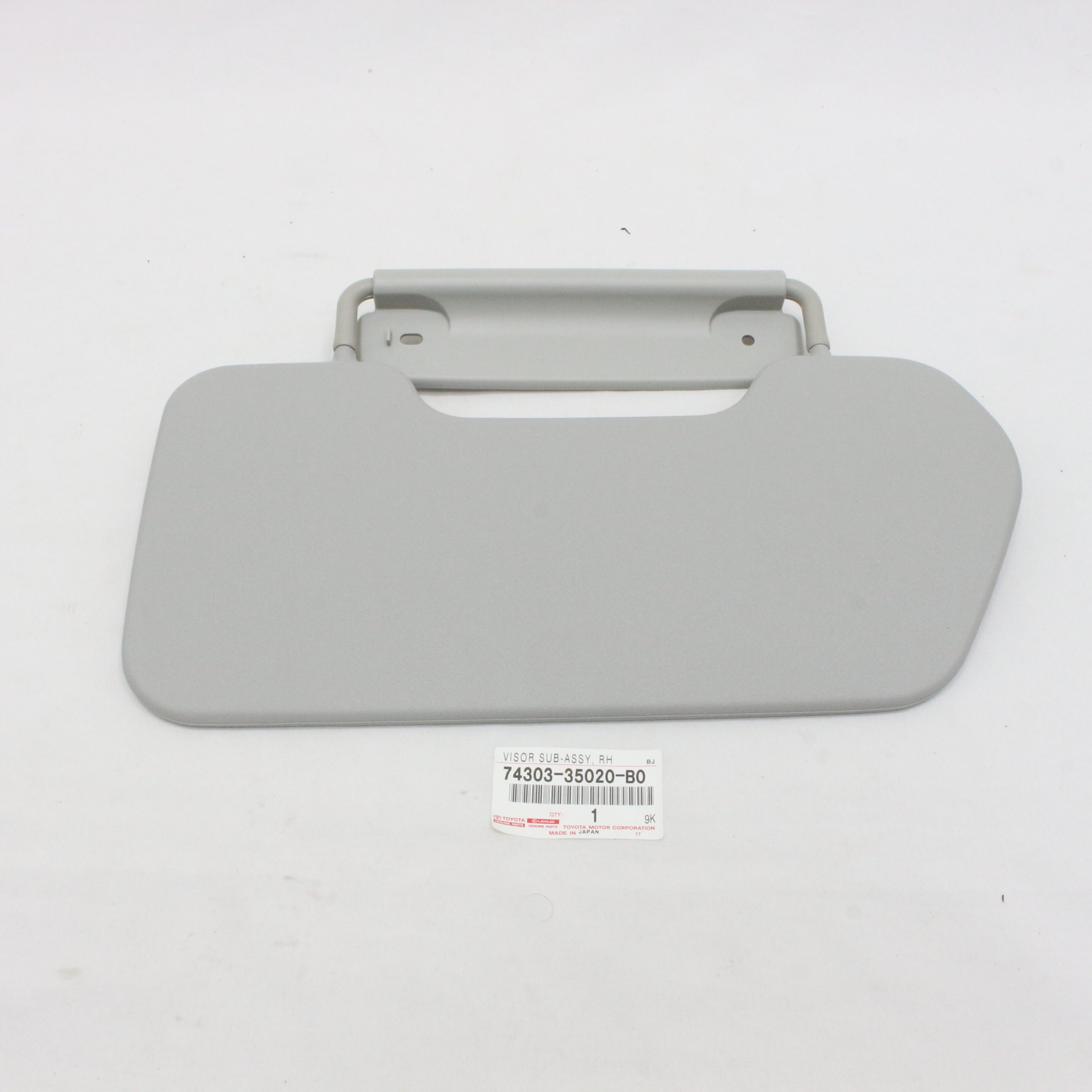 thumbnail image 2 of Genuine Toyota Land Cruiser Sun Visor Set – LH & RH, Beige, For HJ45, FJ45, FJ43, FJ40, BJ43, BJ40 (74310-90301 / 74320-90301) 2 of 5