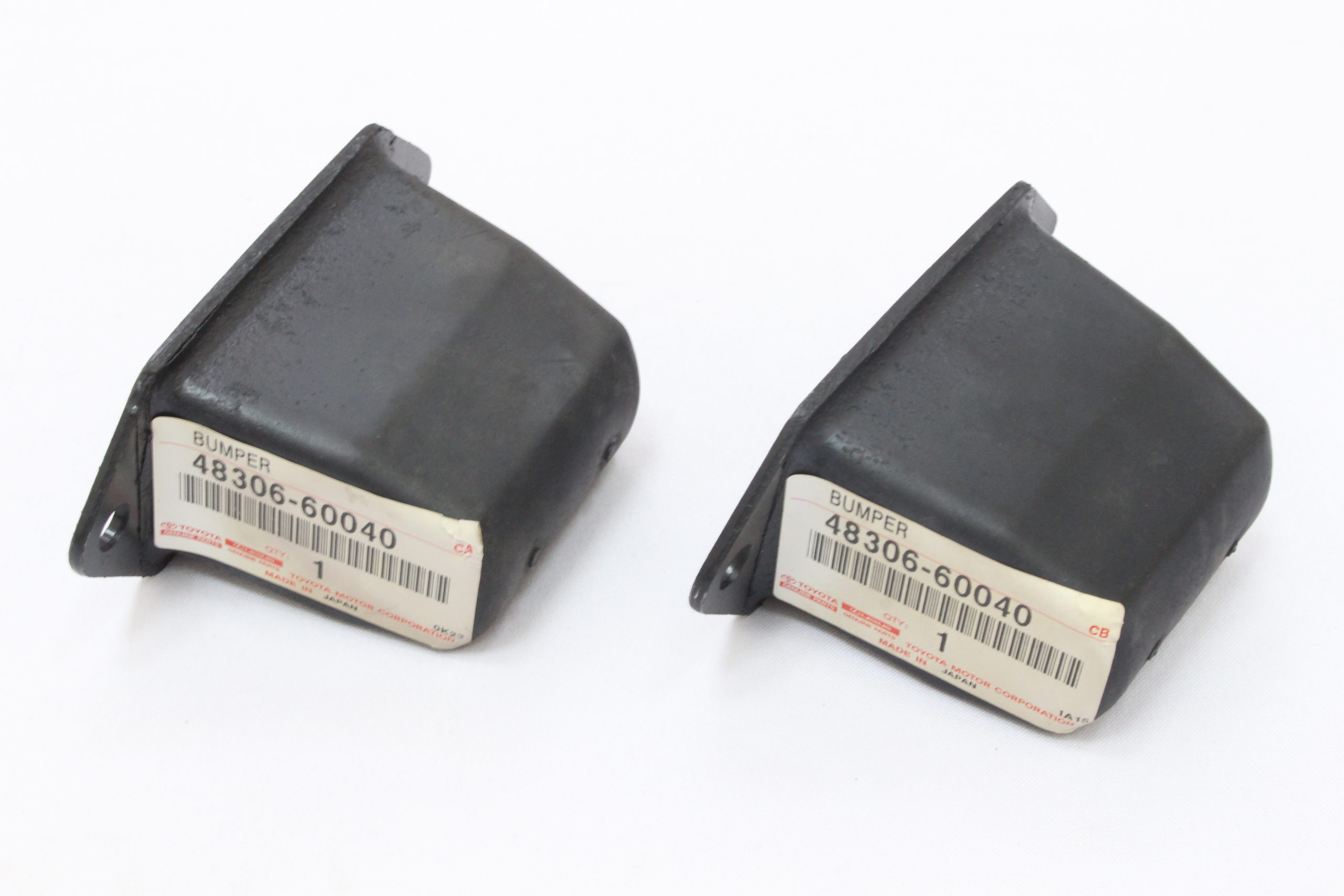 Toyota Land Cruiser 1980-1985 FJ40 Rear Spring Bumper Stop Right & Left 48306-60040 x2 - Image 4