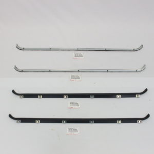 Toyota Land Cruiser Front Door Glass Weatherstrip Inner & Outer Set of 4