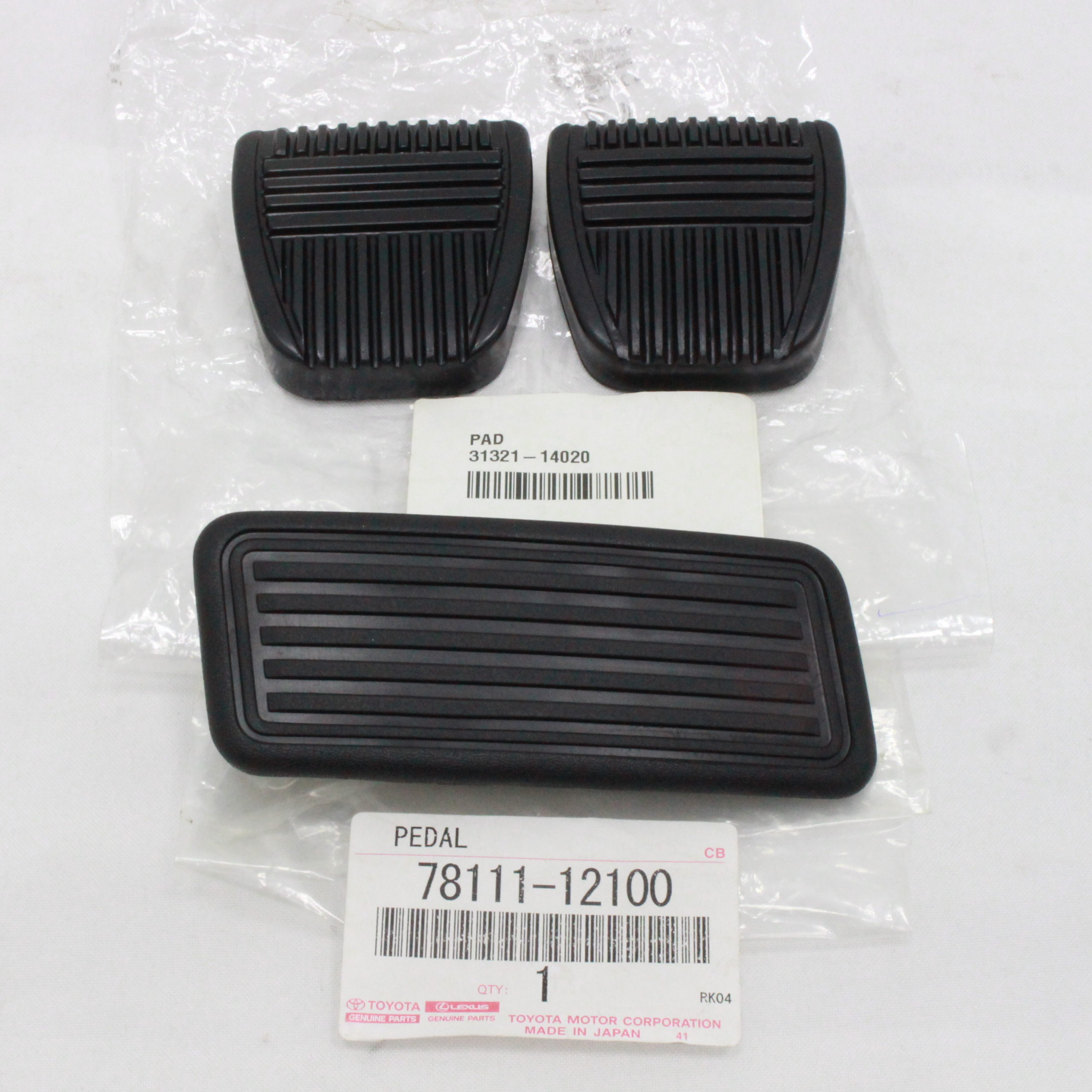 Toyota Supra JZA80 Lexus SC300 Manual Accelerator Brake Clutch Pedal Pads