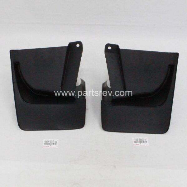 Lexus GX470 2003-2009 Black Rear Quarter Panel Mud Guards Flaps Splash ...