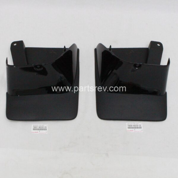 Lexus GX470 2003-2009 Black Rear Quarter Panel Mud Guards Flaps Splash ...