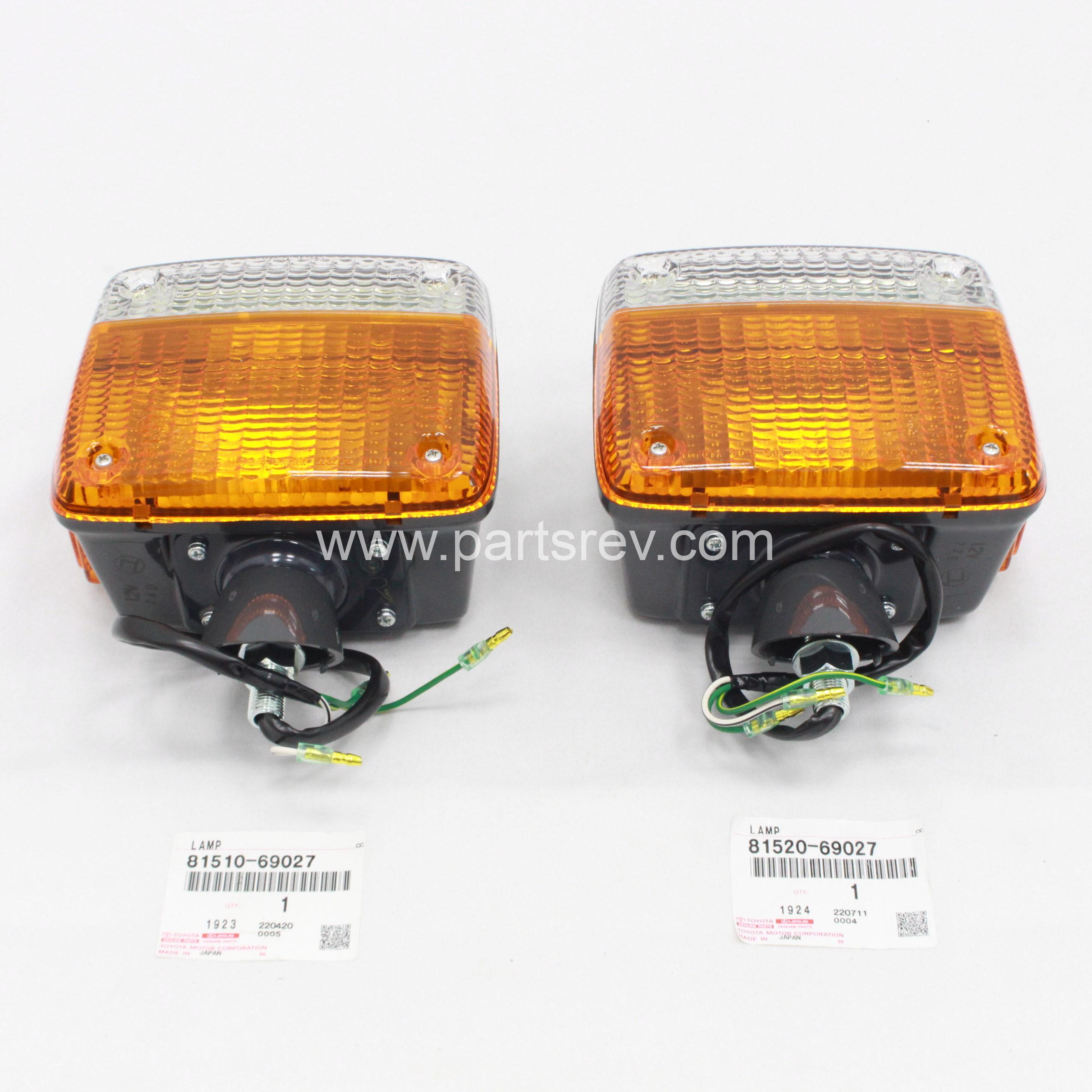 ランクル40 フロントマーカーランプランクルfj40.fj43.fj45